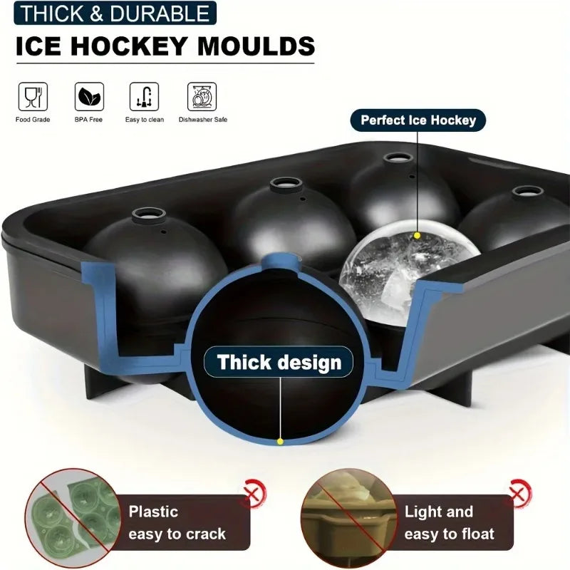 IceBall – Molde de Silicone para Bolas de Gelo Esféricas