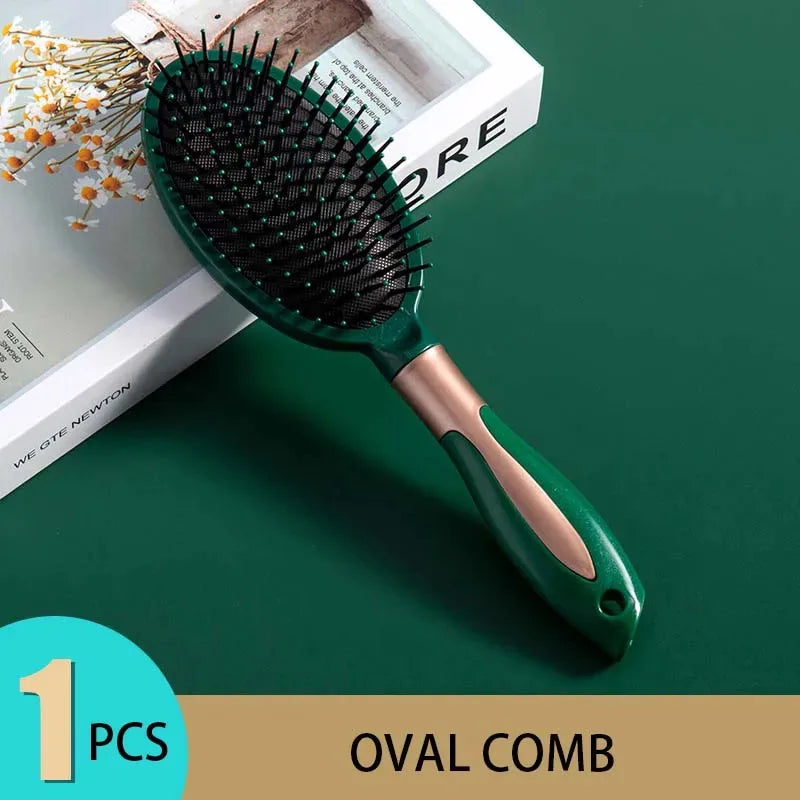 ScalpComb Pro – Peine masajeador capilar con cojín de aire | Antiestático | Calidad de salón