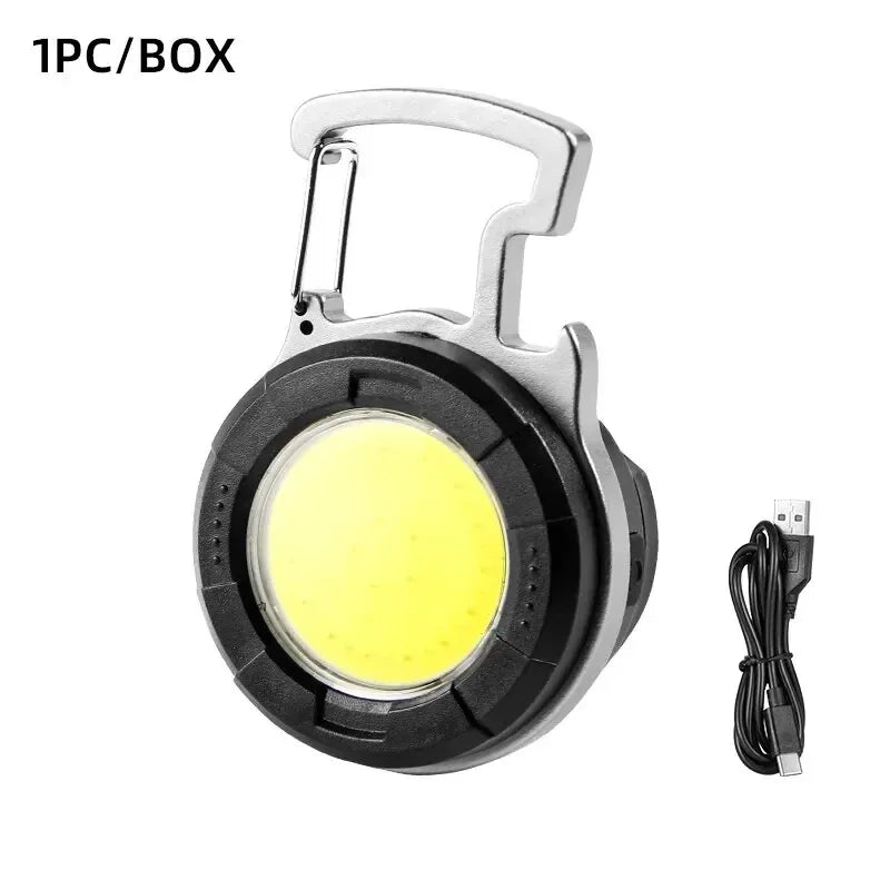 PocketLight – Linterna COB recargable por USB-C con llavero