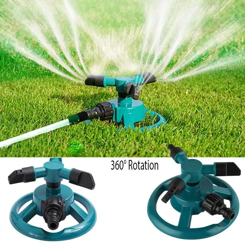 Boquilla de rociador de jardín giratoria 360° – Rociador automático para césped y riego