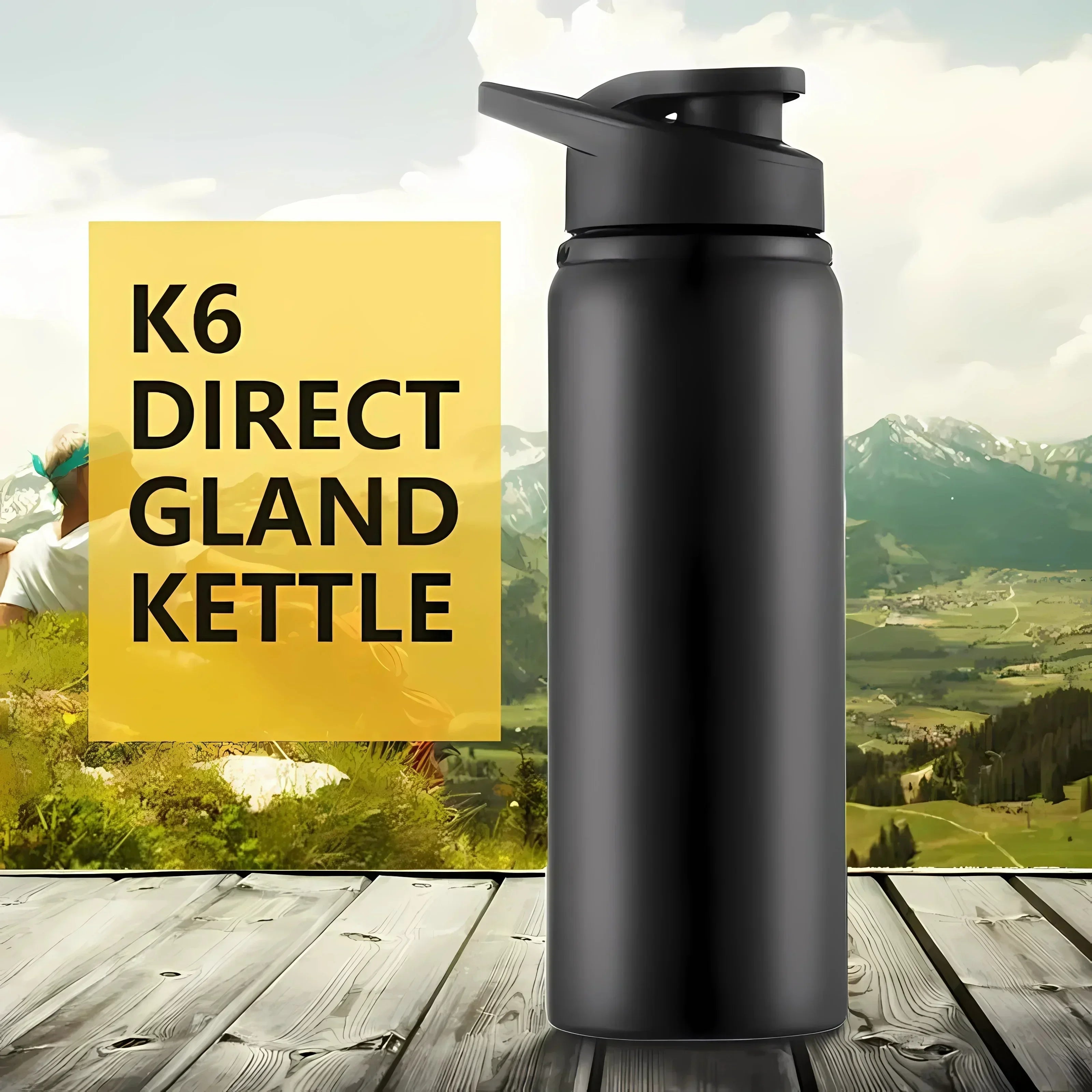 Garrafa de Água Desportiva em Aço Inoxidável — 600ml, Sem BPA, Pack Múltiplo