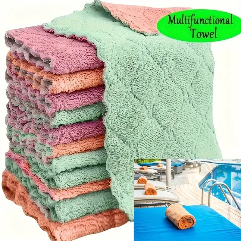 Paños de limpieza de microfibra para cocina | Paquete de 5, 10 o 20