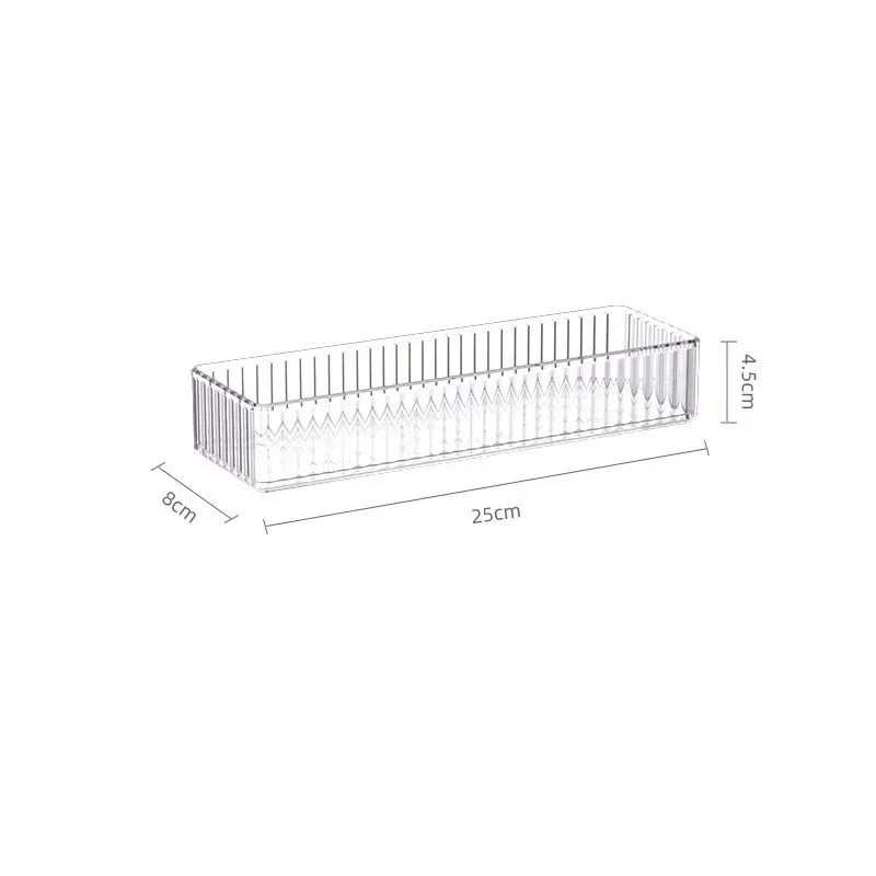 ClearStore Desk – Organizador de Secretária Transparente Multiusos