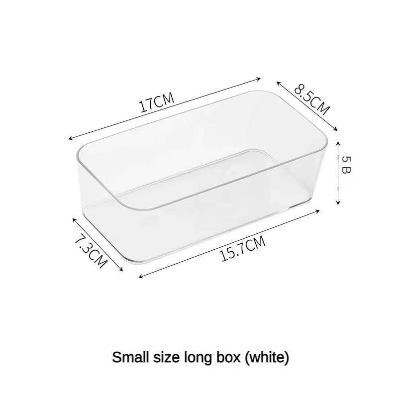ClearStore Desk – Organizador de Secretária Transparente Multiusos
