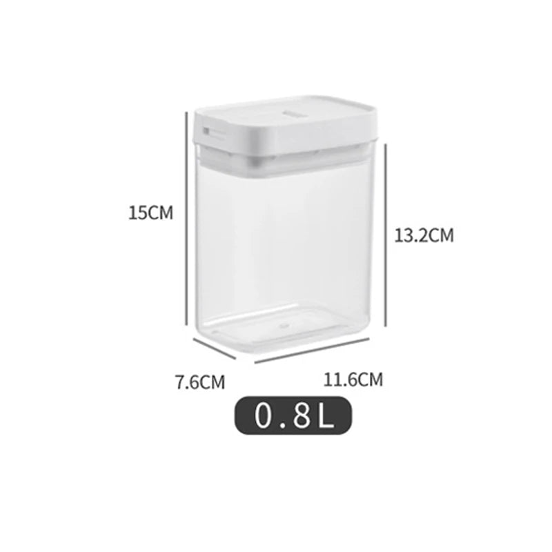 ClearStore Pasta – Recipiente Hermético Transparente para Armazenar Massas