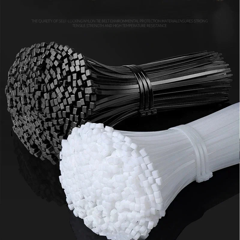 Atilhos Plásticos – Abraçadeiras de Nylon Auto-Apertáveis