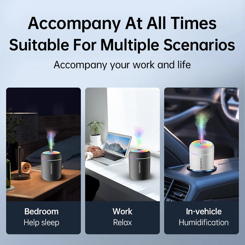 MistDrop – Mini Humidificador USB e Difusor de Aromas