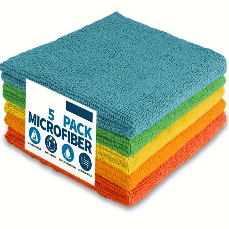 Paños de limpieza de microfibra para cocina | Paquete de 5, 10 o 20