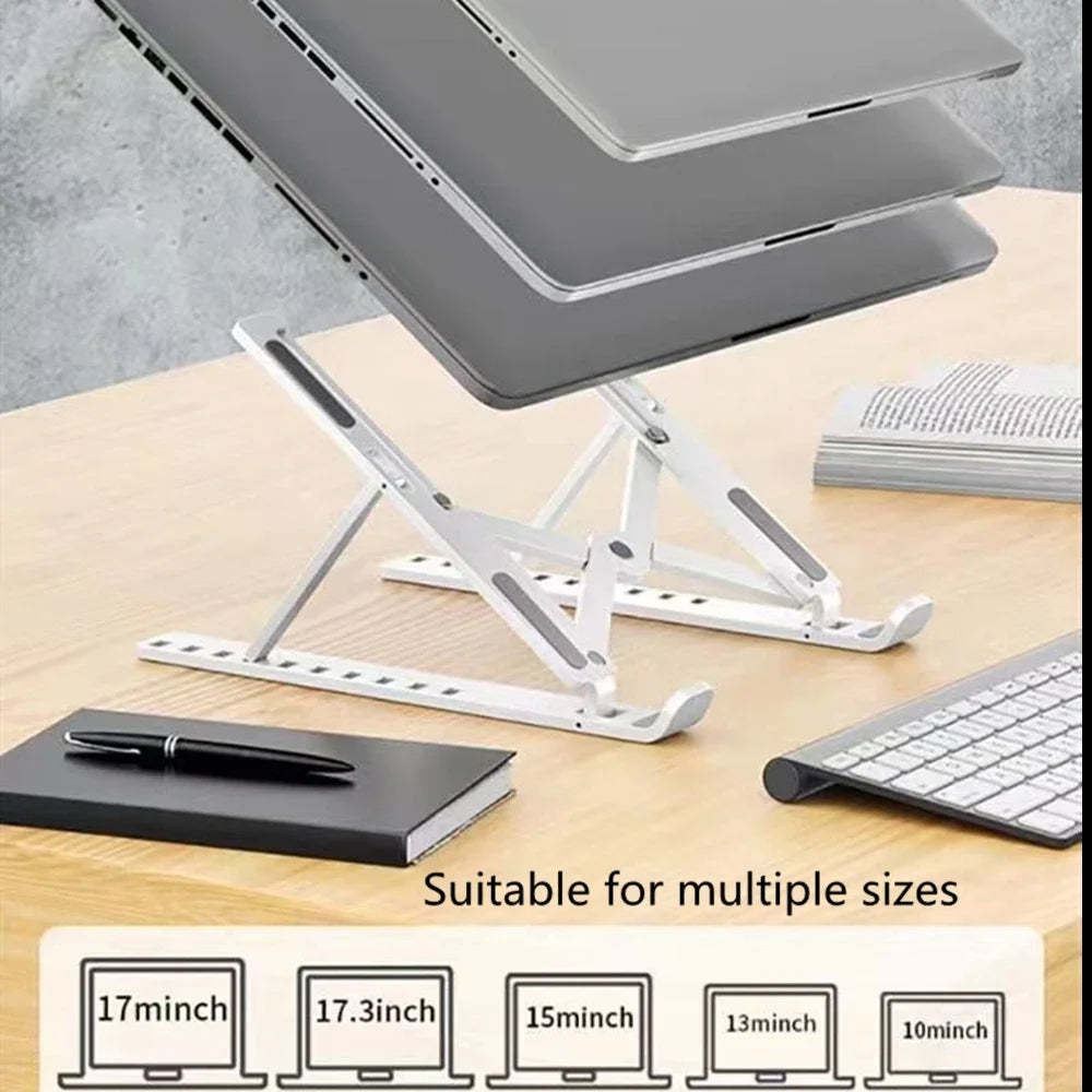 Suporte Dobrável para Portátil | Suporte Ergonómico Ajustável para Notebook e Tablet