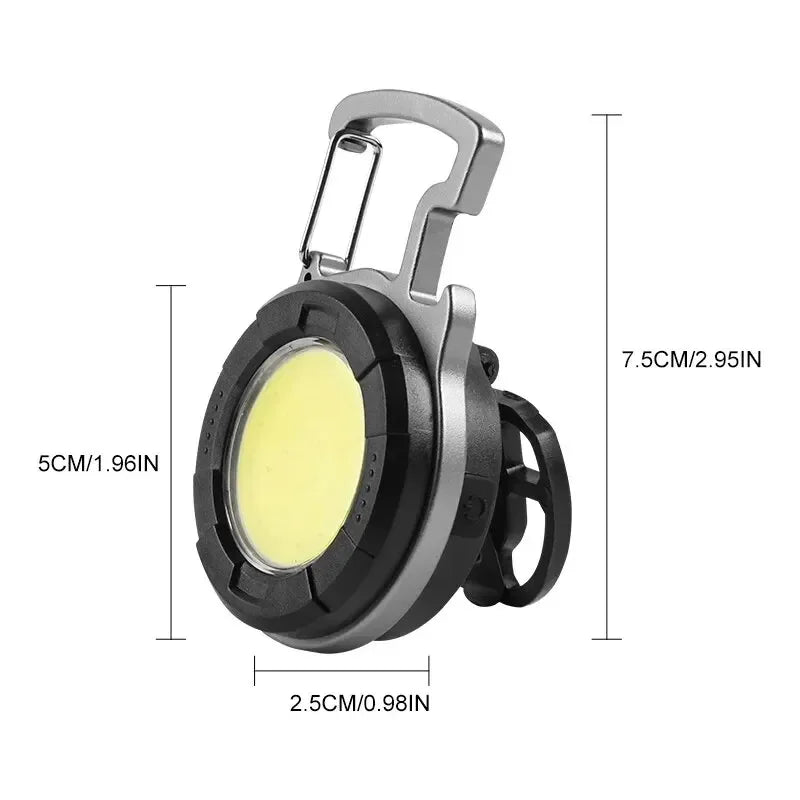 PocketLight – Linterna COB recargable por USB-C con llavero