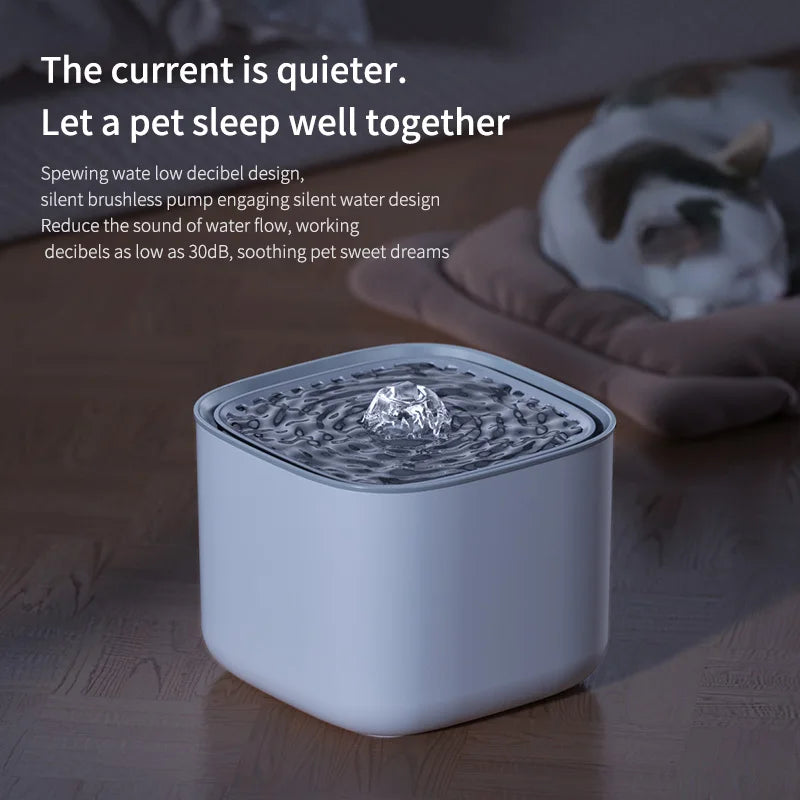 PawFountain XL – Bebedouro para Gatos de Grande Capacidade 3L
