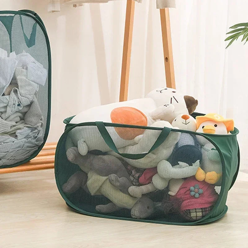 LaundryPop – Cesto de Roupa Dobrável Pop-Up