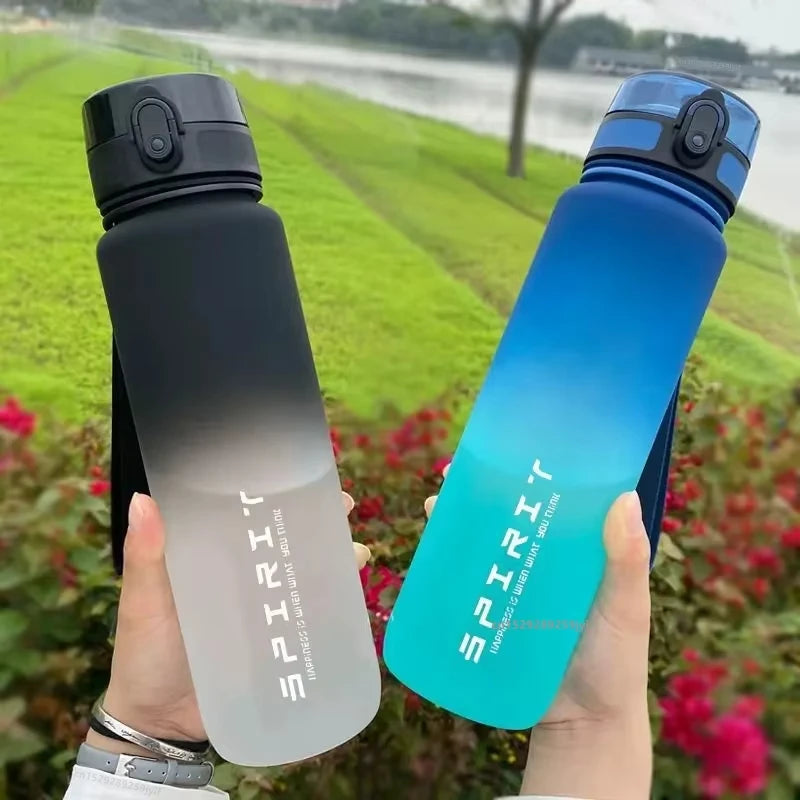 Garrafa de Água Desportiva Colorida — Anti-Fugas, Sem BPA, 500ml / 650ml / 1000ml