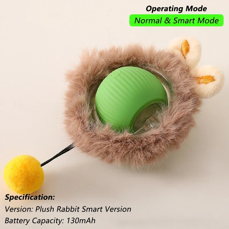 PawBall – Juguete interactivo automático con forma de pelota rodante para gatos y perros