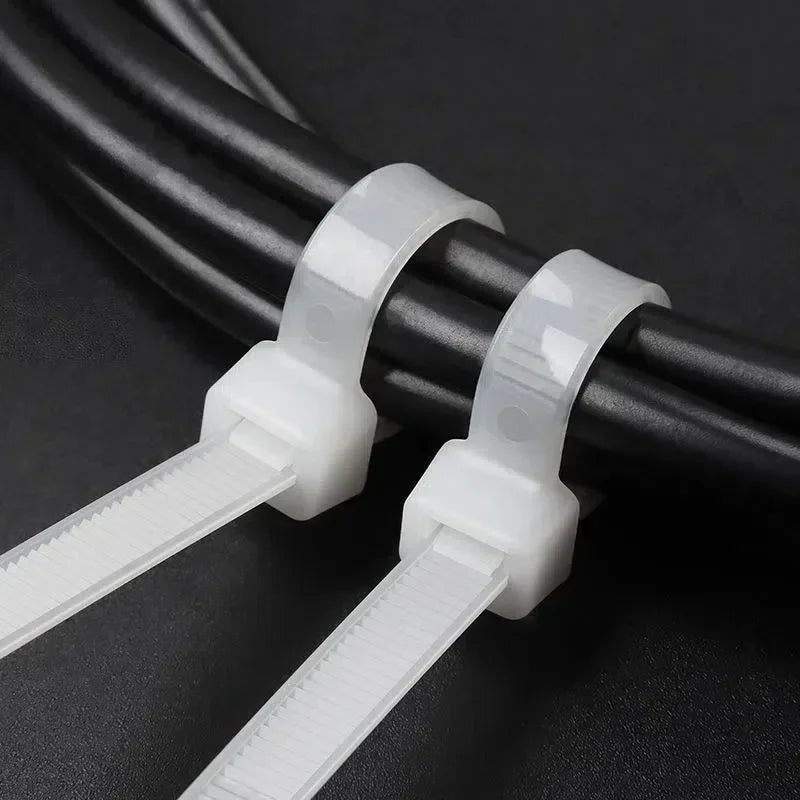 Atilhos Plásticos – Abraçadeiras de Nylon Auto-Apertáveis