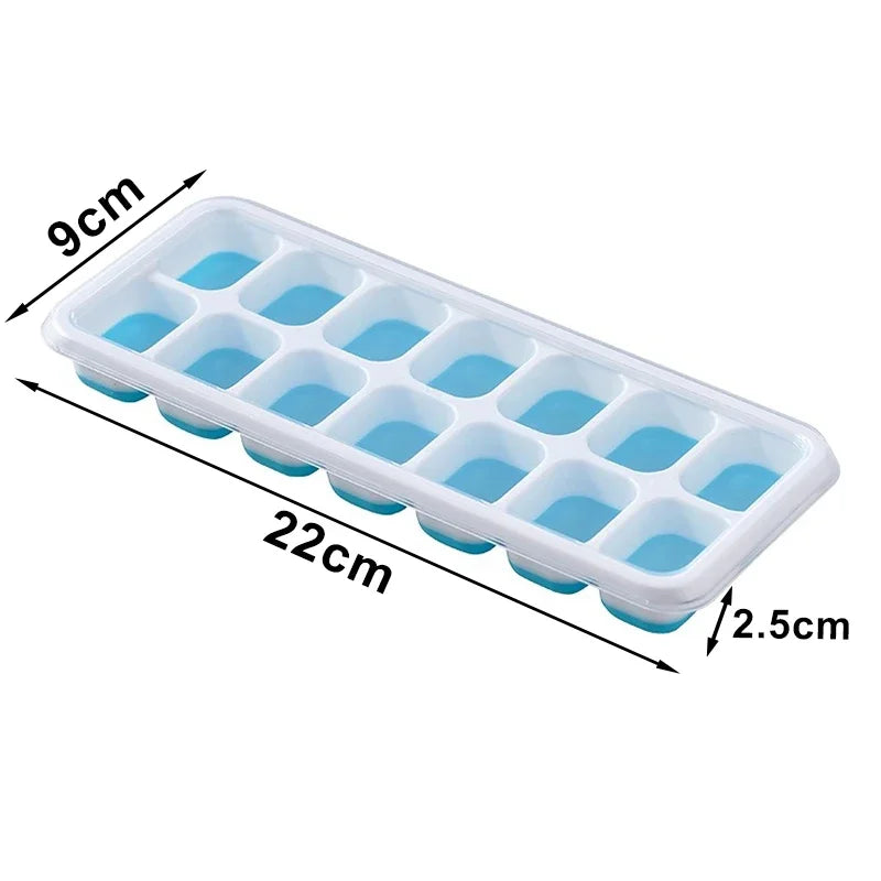 IcePerfect – Tabuleiro de Silicane para Cubos de Gelo com Tampa