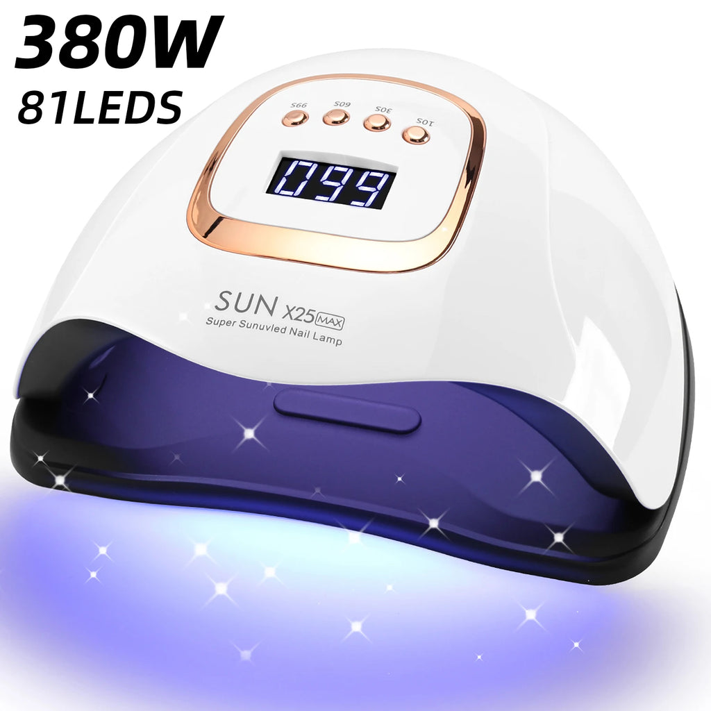 NailGlow Pro – Candeeiro de Unhas LED UV 48W para Verniz de Gel