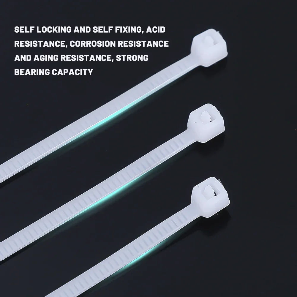 Atilhos Plásticos – Abraçadeiras de Nylon Auto-Apertáveis