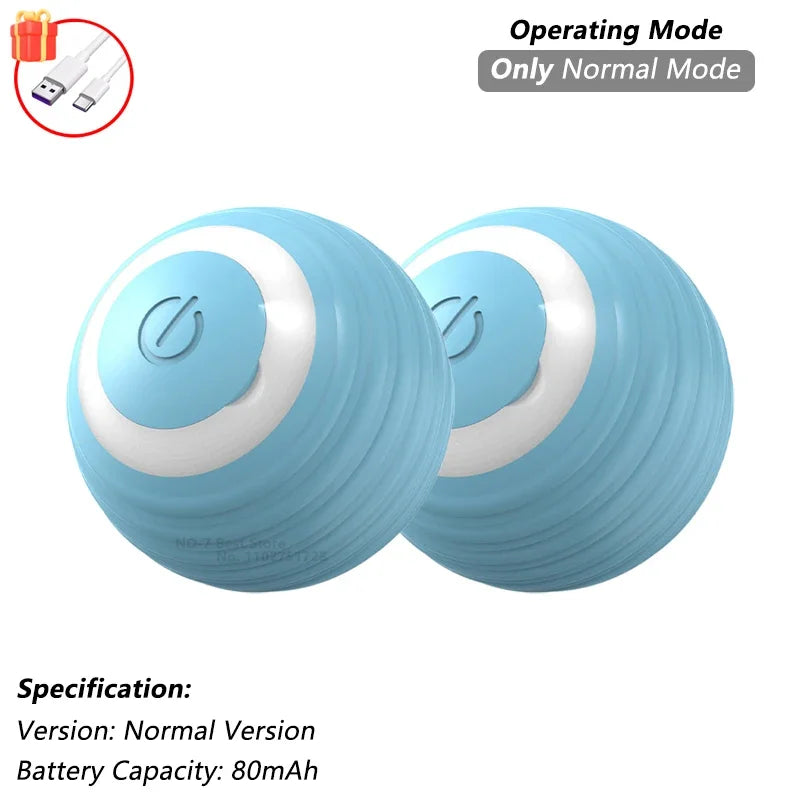 PawBall – Juguete interactivo automático con forma de pelota rodante para gatos y perros