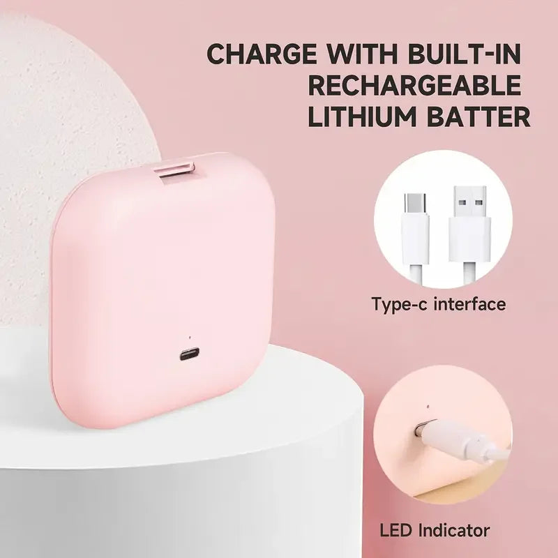 LED Compact Makeup Mirror | 1x/2x & 10x Magnification | Pocket Travel Mirror