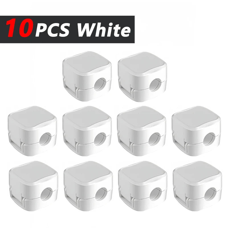 CableClip Desk – Clips Adhesivos para la Gestión de Cables Debajo del Escritorio