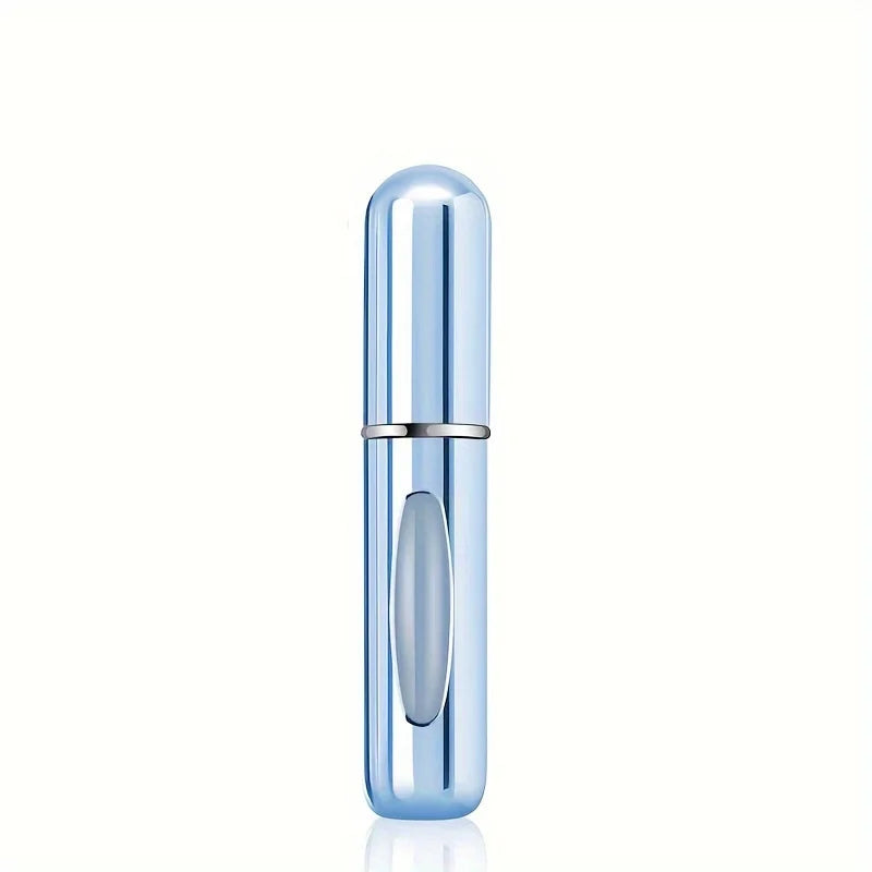 Mini pulverizador de perfume recargable | Atomizador de viaje de aluminio de 5 ml | Azul, Negro, Plata y Oro