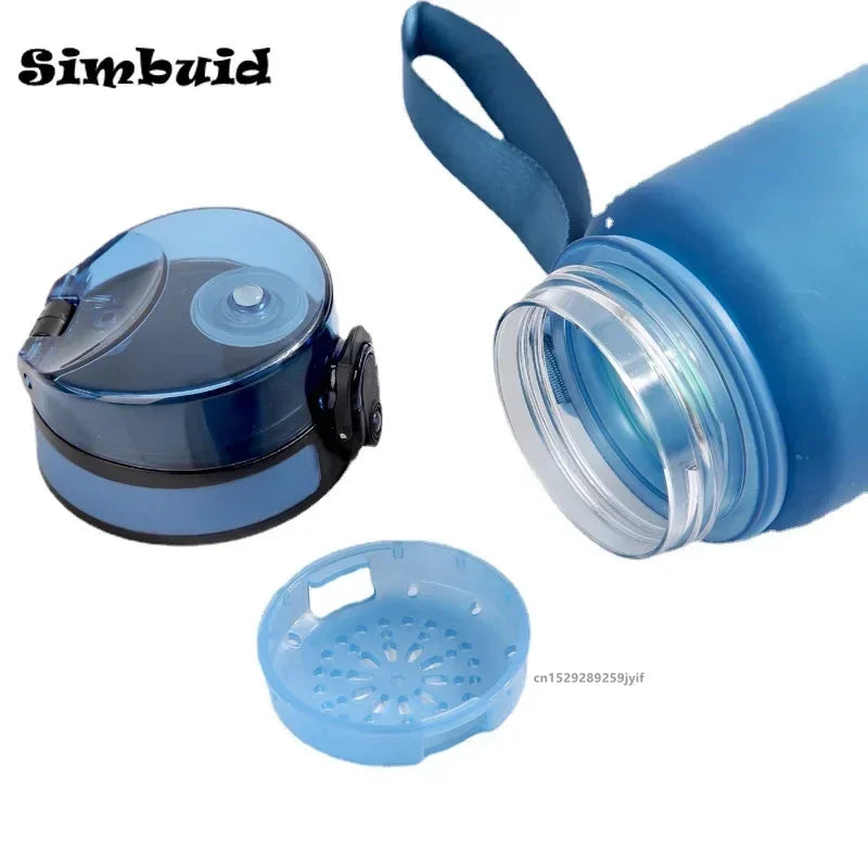 Botella de agua deportiva colorida — A prueba de fugas, sin BPA, 500ml / 650ml / 1000ml