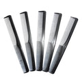 CombSet Pro – Conjunto de 5 Pentes de Cabelo em Fibra de Carbono | Resistente ao Calor | Dentes Finos e Largos