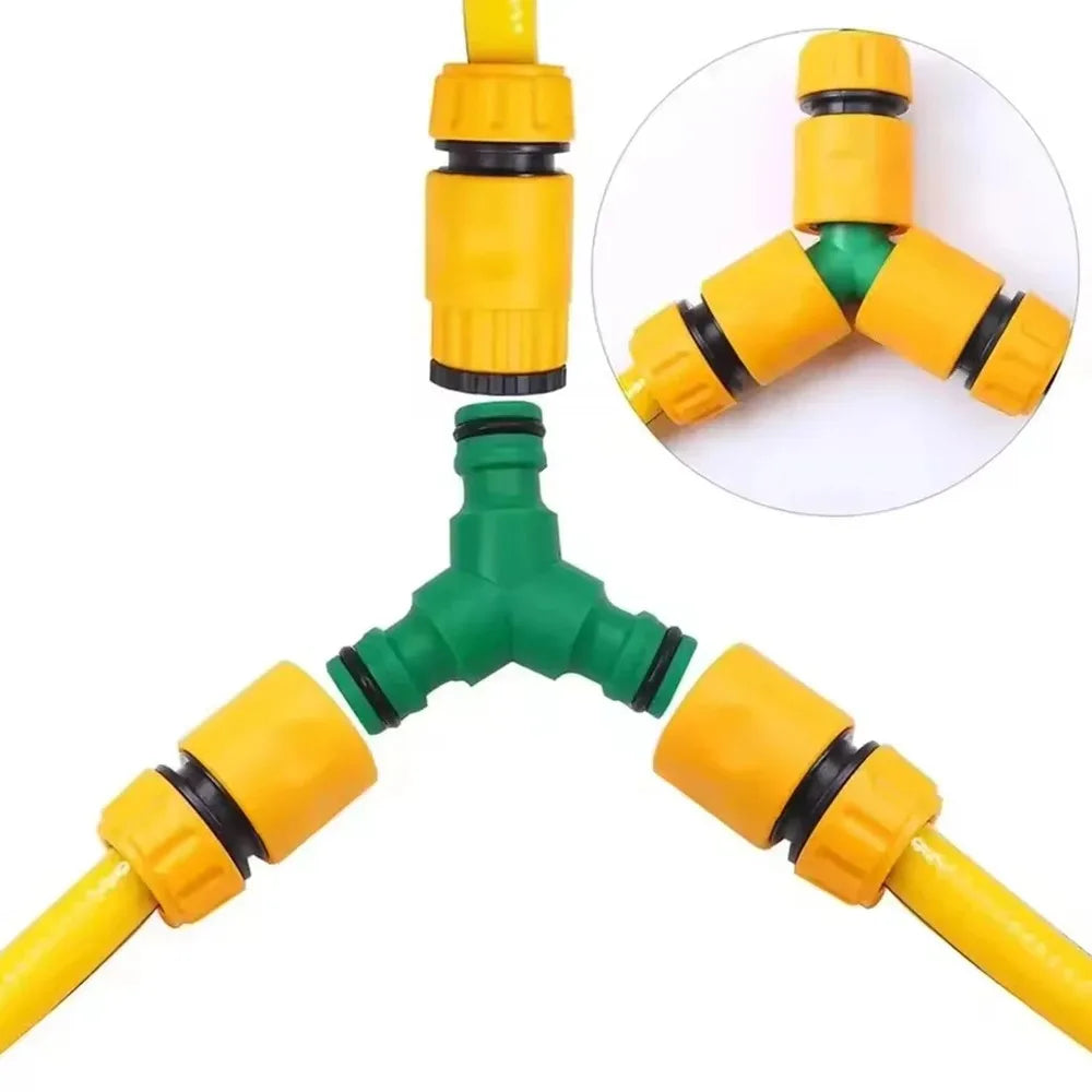 Conjunto de Conectores Rápidos para Mangueira de Jardim – 10 pçs, Adaptador para Torneira de 1/2'' e 3/4''