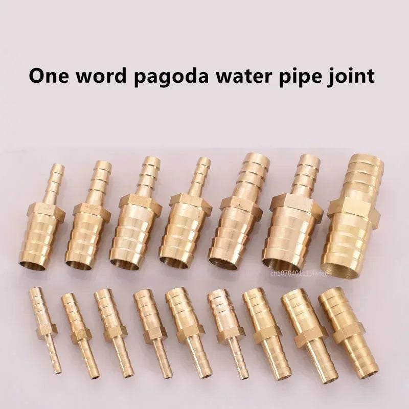 Conector reductor de manguera de latón – Conector recto de 2 vías de 3 mm a 25 mm