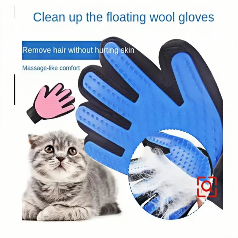 GroomGlove – Guante de masaje y eliminación de pelo para mascotas