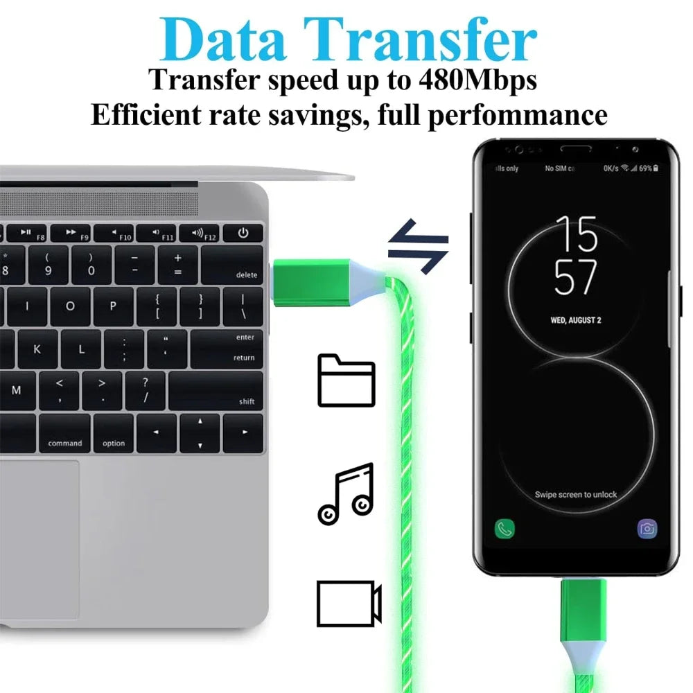 SmartCharge 60W – Cabo de Carregamento Rápido USB-C com Ecrã LED