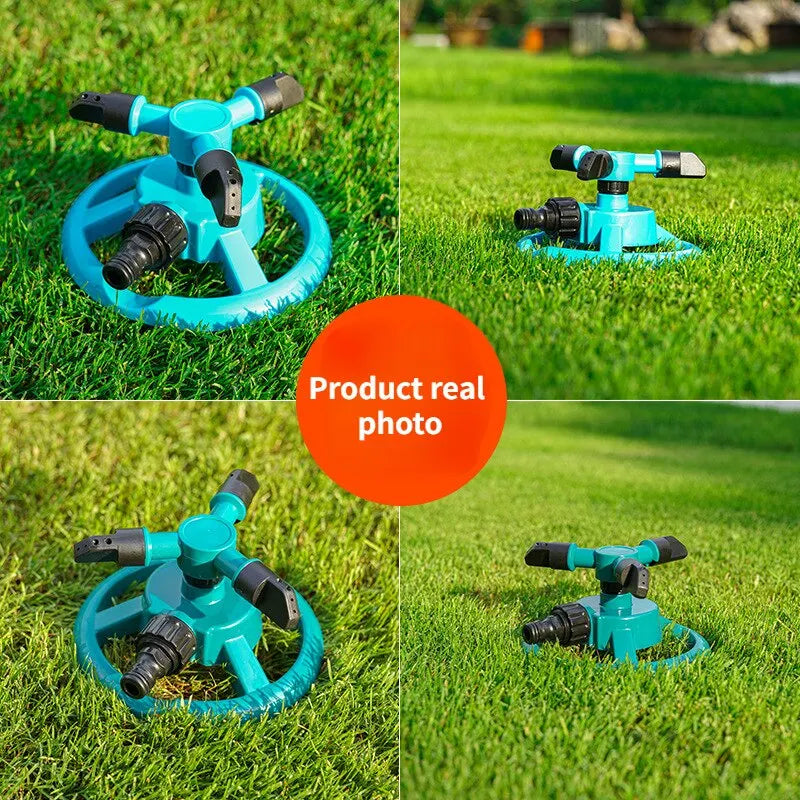 Boquilla de rociador de jardín giratoria 360° – Rociador automático para césped y riego