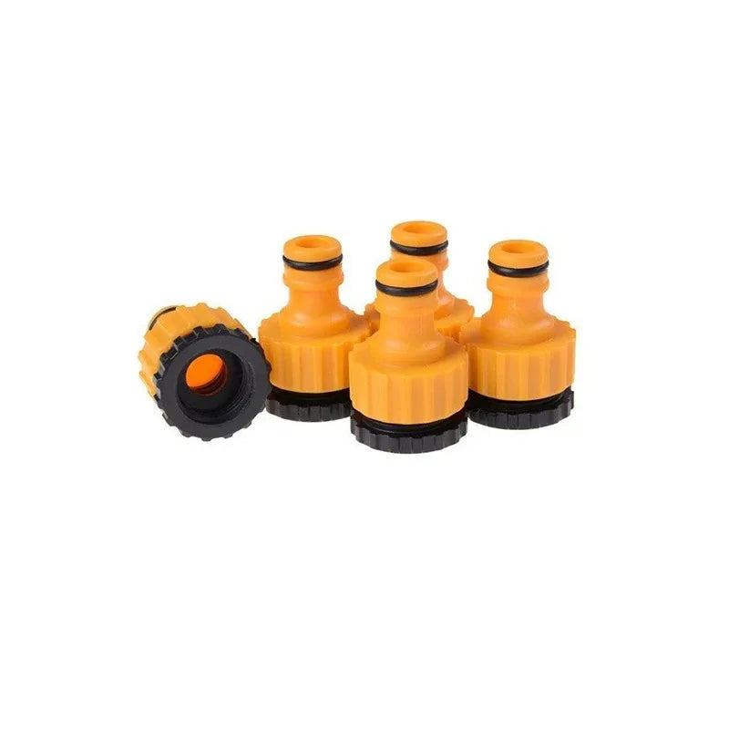 Juego de Conectores Rápidos para Manguera de Jardín – 10 pzas, Adaptador para Grifo de 1/2'' y 3/4''