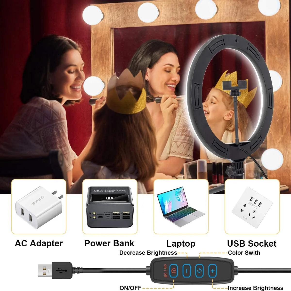 RingShot Pro – Ring Light LED com Tripé