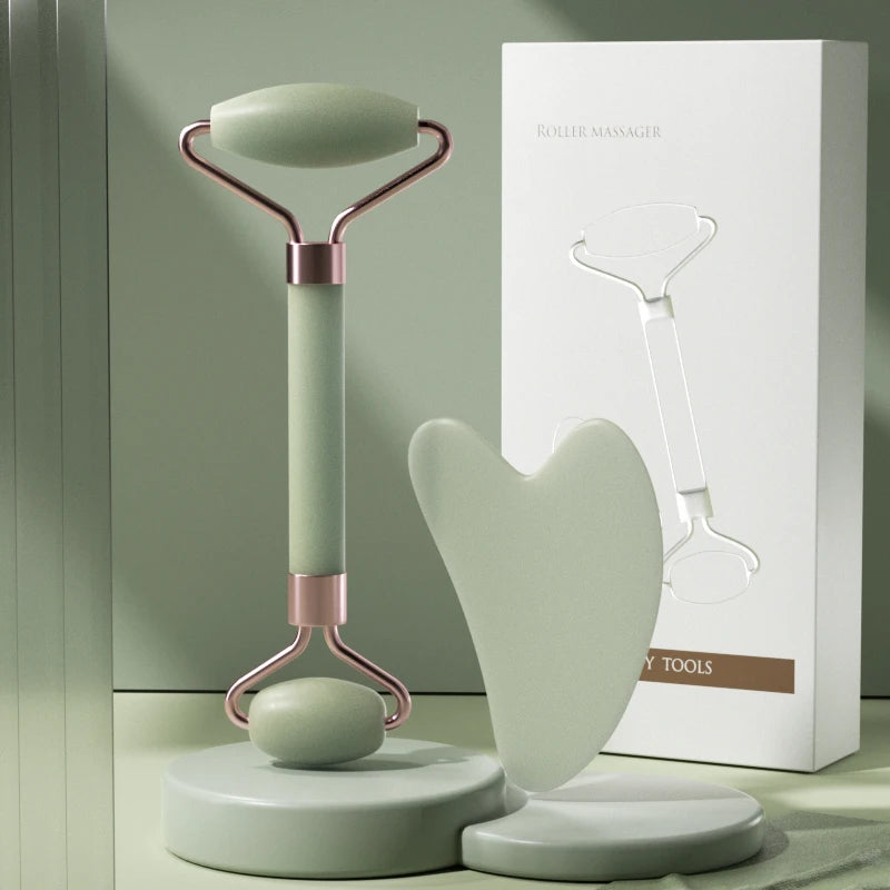 Rodillo de resina para masaje facial — Rostro, Cuello y Ojos
