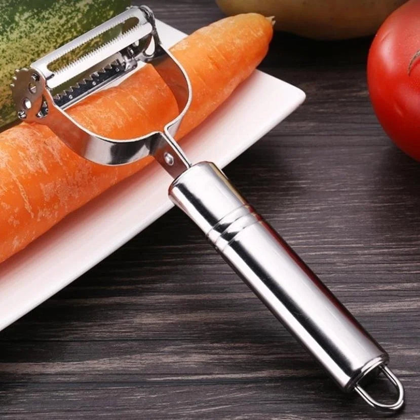 SliceEasy – Ralador de Legumes e Descascador Julienne em Aço Inoxidável