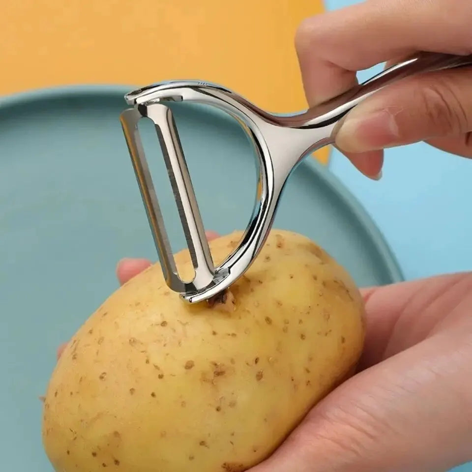 Pelador de verduras multifunción de acero inoxidable | Elija su estilo de cuchilla