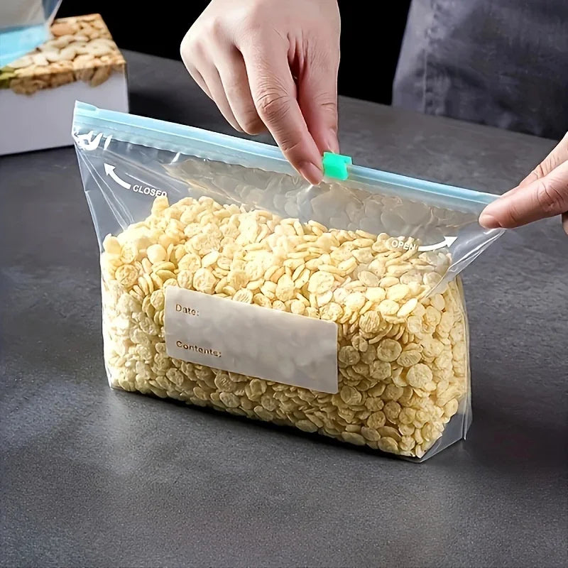 FreshBag Set – Sacos Reutilizáveis de Silicone para Armazenamento de Alimentos