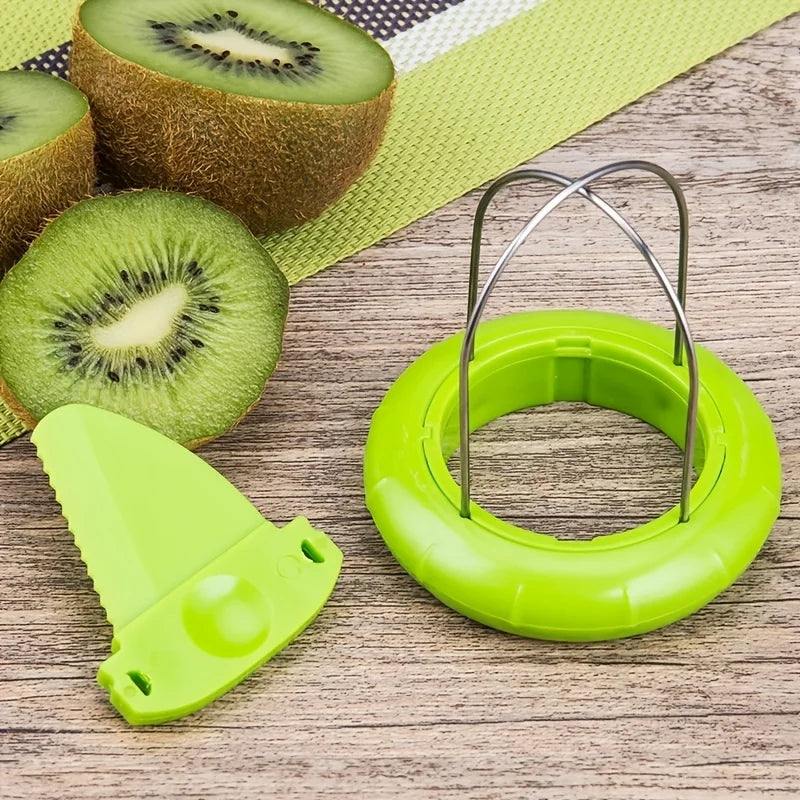 Ferramenta de Corte de Kiwi 3 em 1 | Descasque, Corte e Retire num Único Passo