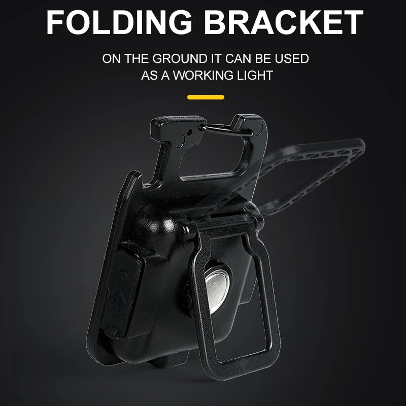 PocketLight Pro – Lanterna Magnética COB para Porta-Chaves com 3 Modos