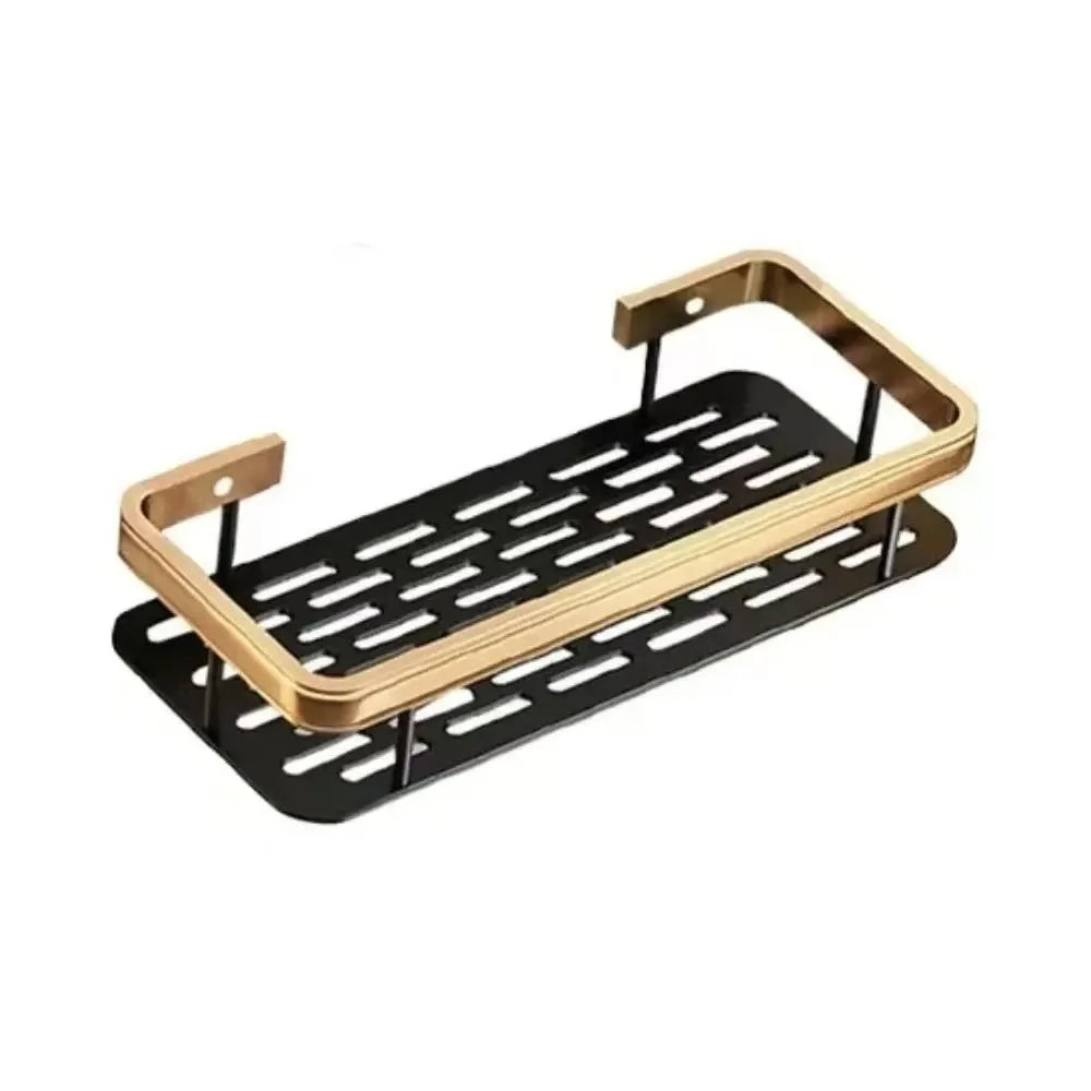 ShelfUp – Estante de esquina de aluminio para ducha y baño sin perforaciones