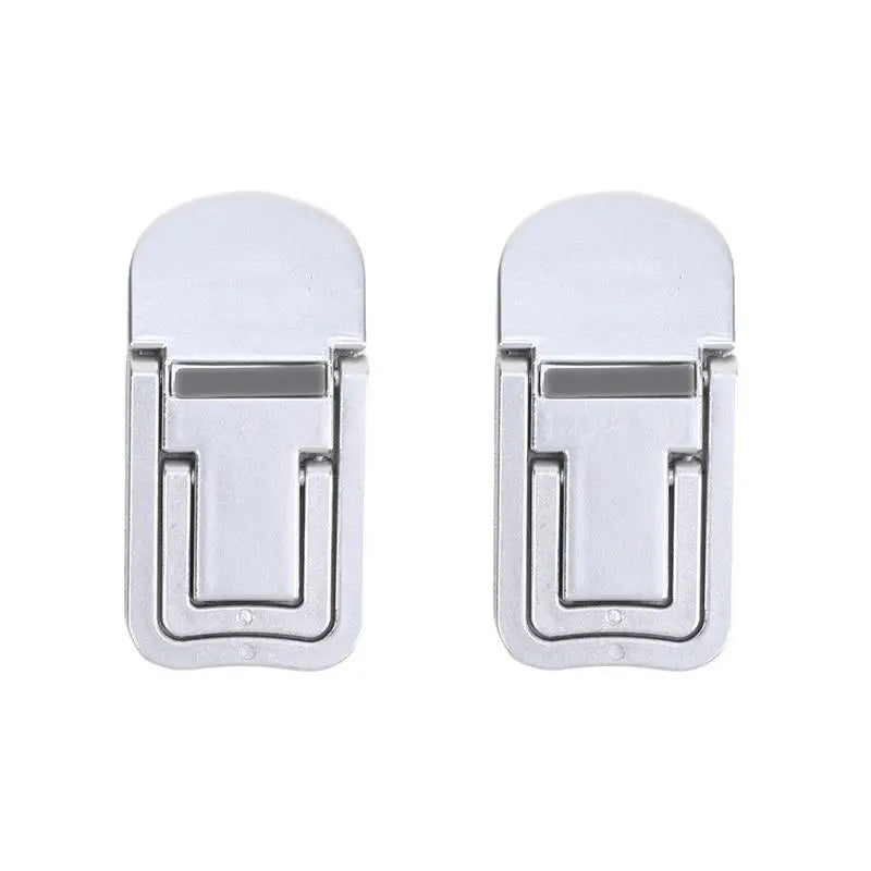 Mini soporte plegable para portátil | Elevador invisible autoadhesivo con 2 ángulos – Paquete de 2