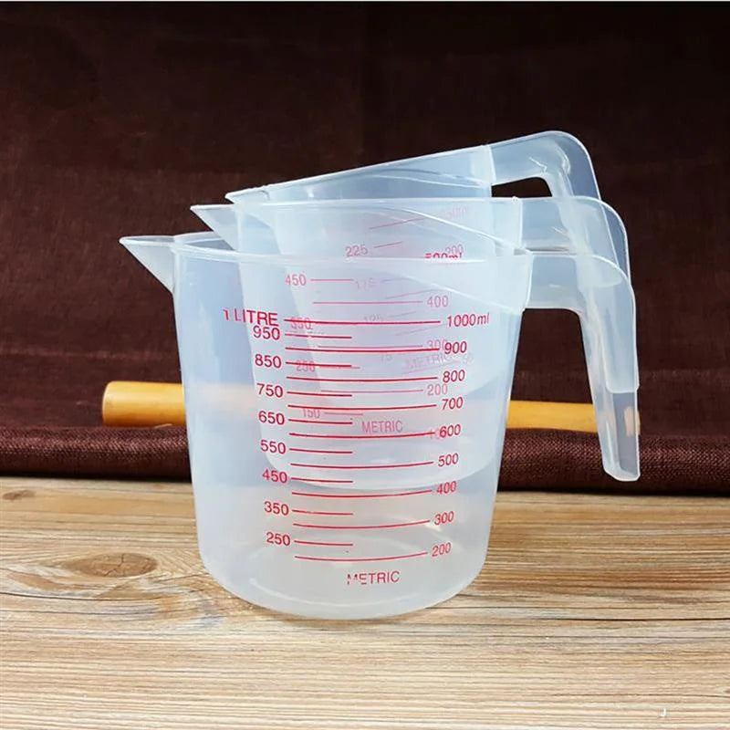 Juego de 3 tazas medidoras – 250ml, 500ml y 1000ml