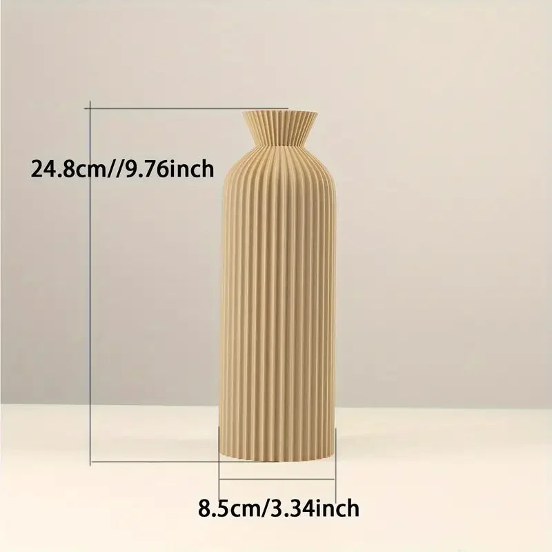 Jarrón Boho Impreso en 3D | Centro de Mesa Decorativo Moderno