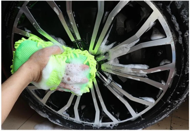 Microfiber Car Wash Glove | Ultra-Soft Detailing Mitt | Scratch-Free