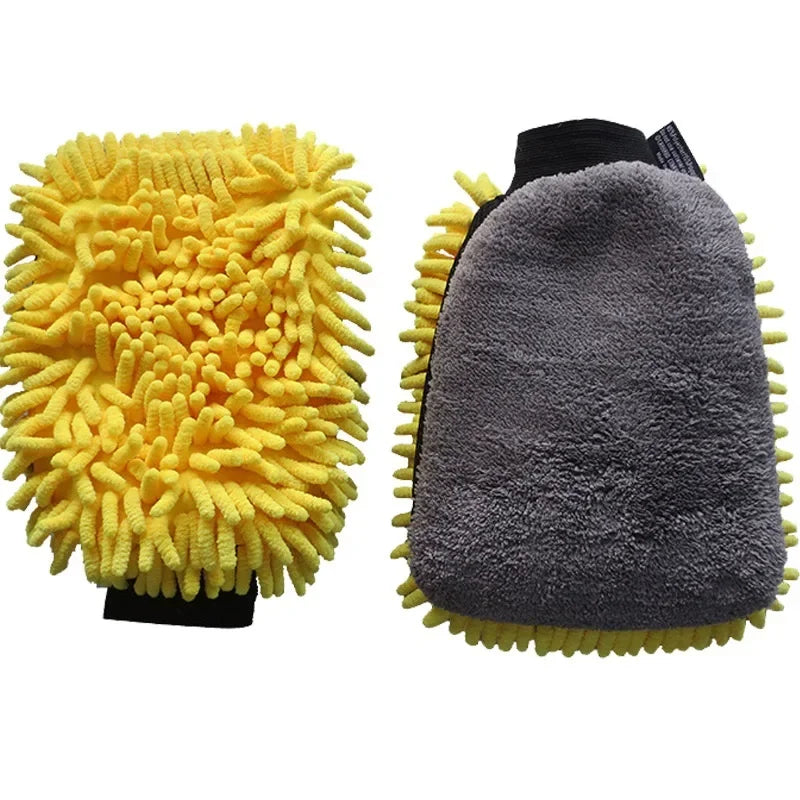 Coral Car Wash Glove | Ultra-Soft Anti-Scratch Mitt | 25×18cm