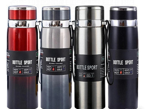 1L Insulated Thermal Water Bottle – Stainless Steel Vacuum Flask for Hot & Cold Drinks