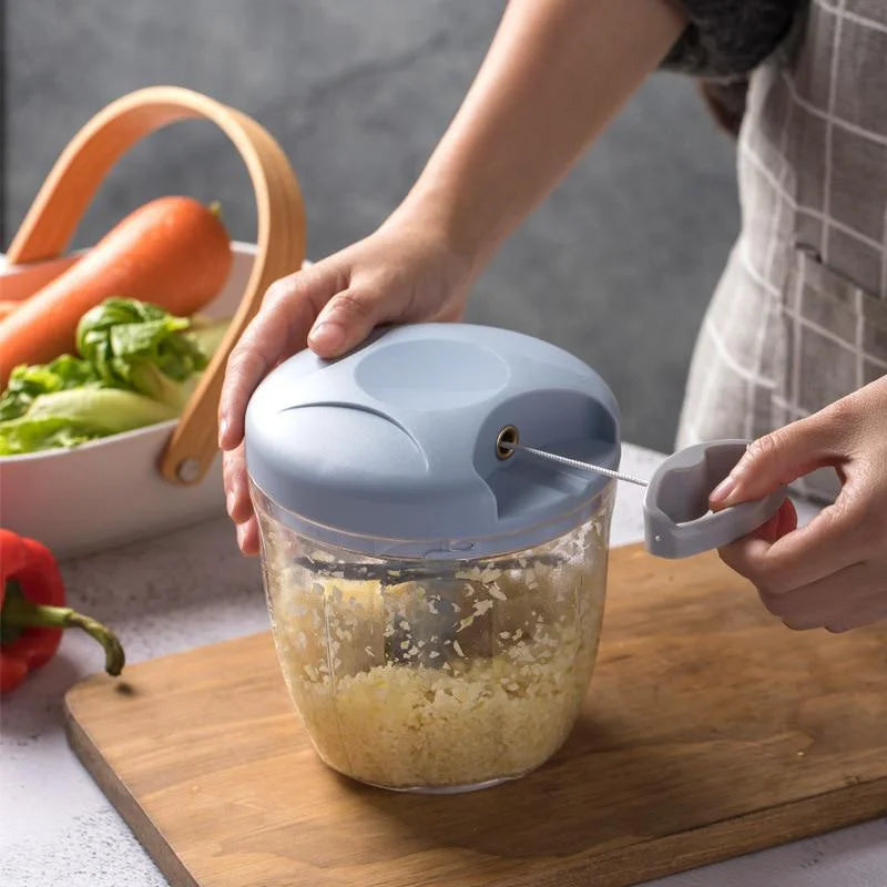 Picador Manual de Alho com Copo — 500ml / 900ml