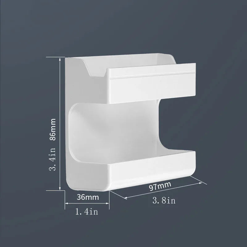 WallDock Slim – Organizador de Comandos e Telemóveis de Parede